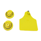 पशुधन ट्रैकिंग और प्रबंधन के लिए हल्के पीले रंग का आरएफआईडी कान टैग
