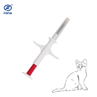 आरएफआईडी पशु आईडी ट्रैकिंग माइक्रोचिप पालतू जानवर इंजेक्शन 4 बारकोड स्टिकर के साथ आईसीएआर प्रमाणित