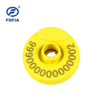 ISO1784 महिला इलेक्ट्रॉनिक कान टैग 29 मिमी व्यास पुन: प्रयोज्य 134.2khz FDX -B