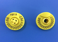 आरएफआईडी पहचान रिकॉर्डिंग प्रबंधन के लिए आसान रंग 134.2khz आवृत्ति इलेक्ट्रॉनिक कान टैग अनुकूलित कर सकते हैं