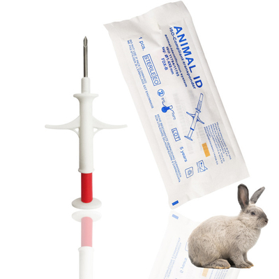 कुत्तों की ट्रैकिंग के लिए इंजेक्टेबल ट्रांसपोंडर ICAR एनिमल आईडी माइक्रोचिप 134.2KHz आइडेंटिटी चिप