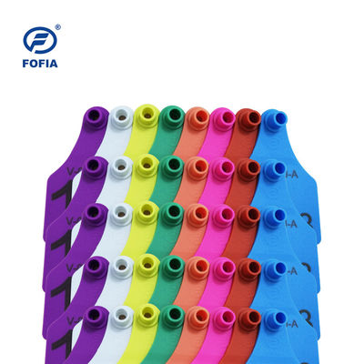 दृश्य डिजाइन लेजर प्रिंटिंग समर्थन के साथ आरएफआईडी कान टैग 134.2 किलोहर्ट्ज़ पीला या अन्य उच्च ग्राहक संतुष्टि गारंटी