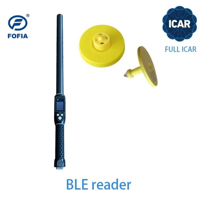 BLE रीडर समर्थन के साथ पशु पहचान के लिए पूर्ण ICAR ET908 आरएफआईडी कान टैग ISO11784/5 Unshared ICAR कोड