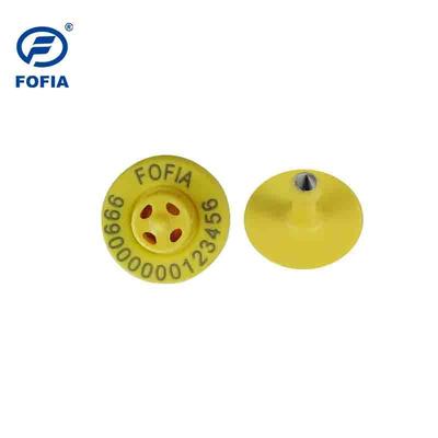 पूर्ण ICAR ET908 परिपत्र इलेक्ट्रॉनिक कान टैग पशु पहचान और ISO11784/5 अनशेयर्ड ICAR कोड के साथ