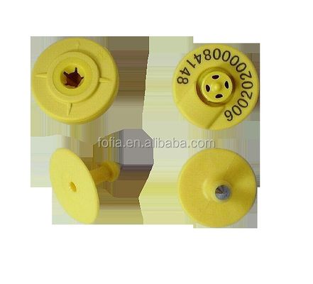 Waterproof Anti-Shedding TPU Electronic Ear Tag for Cattle with 134.2KHz RFID Animal Tracking
