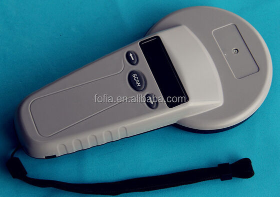 पालतू जानवरों की पहचान करने वाला उपकरण पोर्टेबल माइक्रोचिप स्कैनर जो पालतू जानवरों की आरएफआईडी स्कैनिंग के लिए 125khz 1342khz की आवृत्ति पर काम करता है