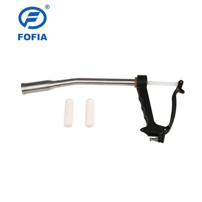 बायोकेरेमिक आरएफआईडी मवेशी कान टैग 15 बिट कोडिंग लेजर एटिंग 134.2kHz वाटरप्रूफ पशु पहचान बोलस टैग