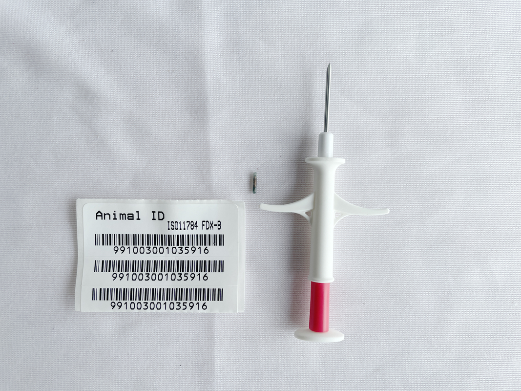 पशु तापमान निगरानी और प्रबंधन के लिए ISO11784/5 FDX-B पशु आईडी माइक्रोचिप