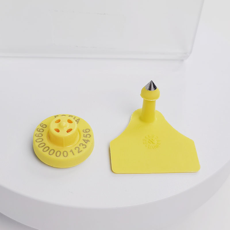 350N Tension RFID Animal Ear Tags, Lightweight And Durable For Cattle, Sheep, Swine (ISO 11784/11785 Compliant)