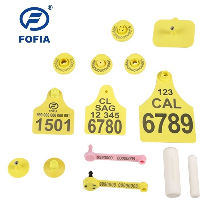 Waterproof Anti-Shedding RFID Ear Tag with 5 Years Guarantee for Animal Identification